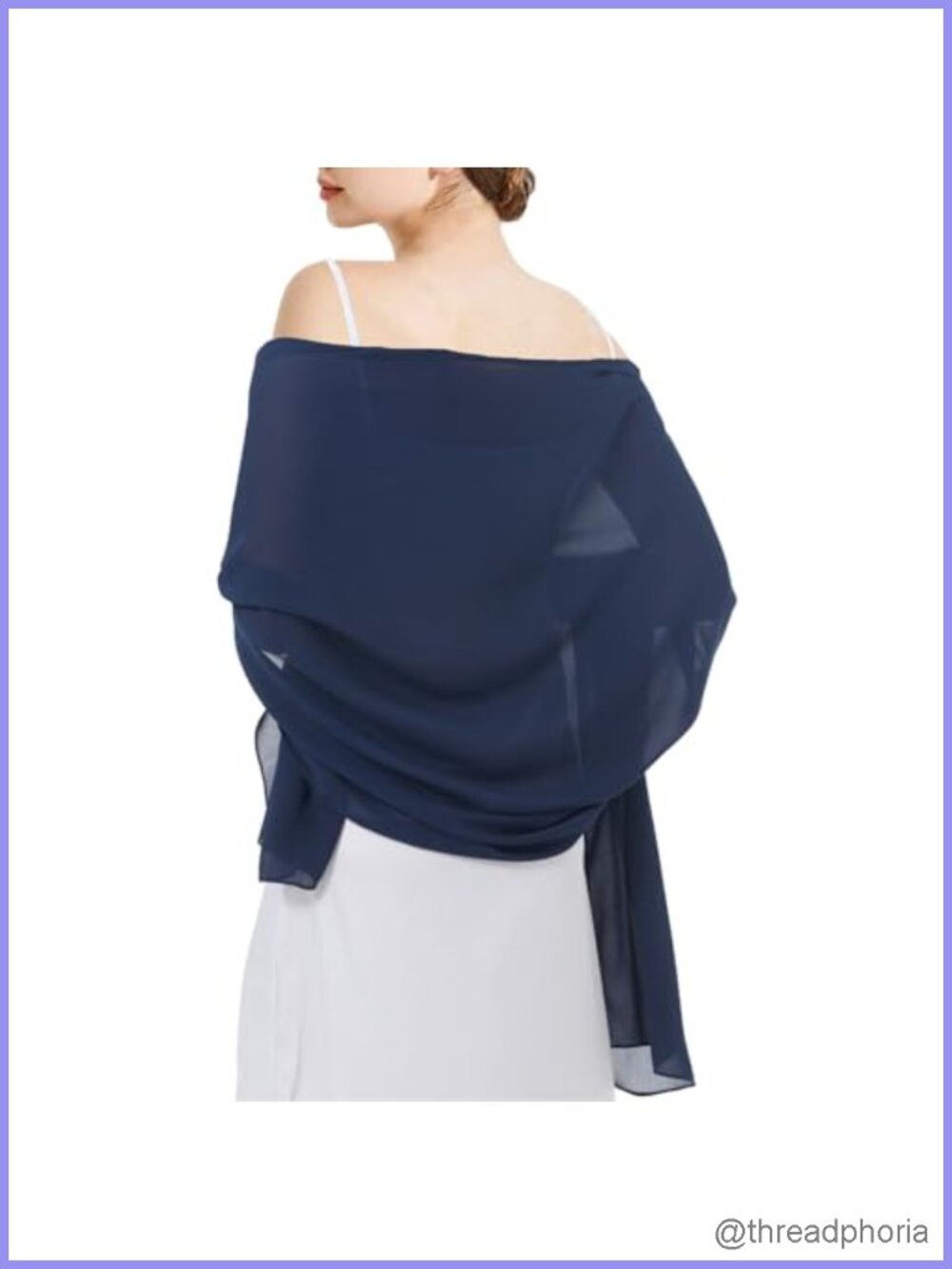 Chiffon Shawl Wrap for Women Lightweight Breathable Evening Dress Cover Up